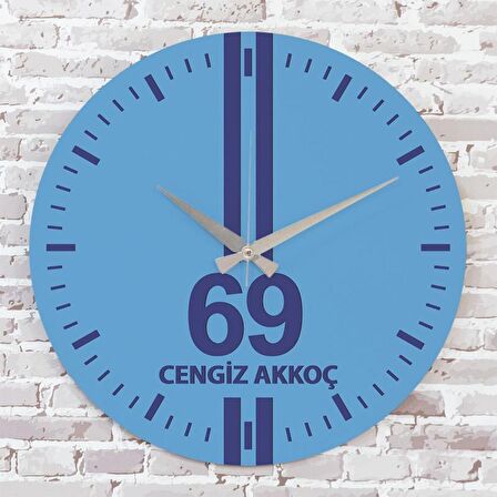 Mavi & Lacivert Bayburtlulara Hediye Saat 33cm  KA02-1620