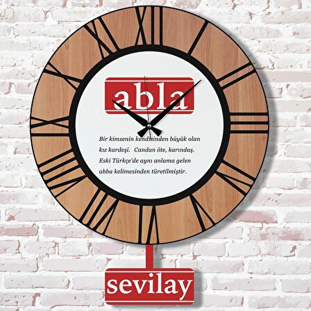 Ablaya Hediye Sallanan Sarkaçlı Saat KA07-1002