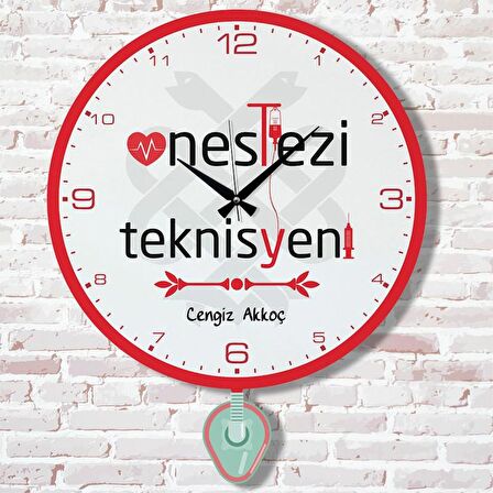 Anestezi Teknikerine Hediye Sallanan Sarkaçlı Saat KA07-1014