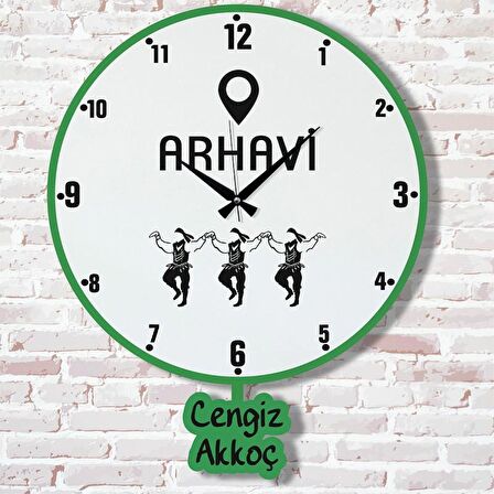 Arhavili’ye Hediye Sallanan Sarkaçlı Saat KA07-1023