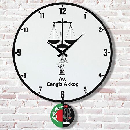Avukata Hediye Sallanan Sarkaçlı Saat KA07-1032