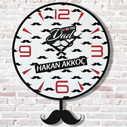 Babalar Günü Hediyesi Sallanan Sarkaçlı Saat KA07-1036