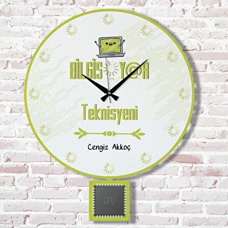 Bilgisayar Teknisyenine Hediye Sallanan Sarkaçlı Saat KA07-1059