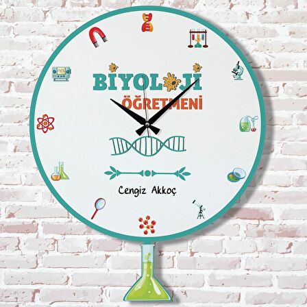 Biyoloji Öğretmenine Hediye Sallanan Sarkaçlı Saat KA07-1063