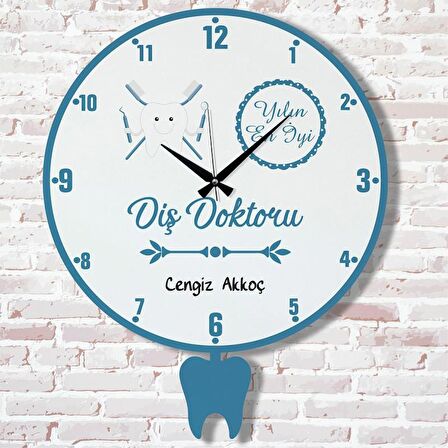 Diş Doktoruna Hediye Sallanan Sarkaçlı Saat KA07-1084