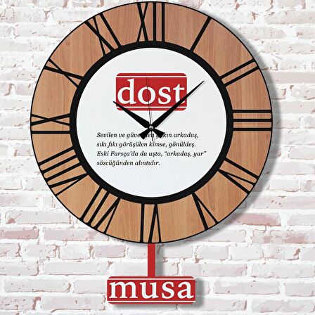 Dosta Hediye Sallanan Sarkaçlı Saat KA07-1096