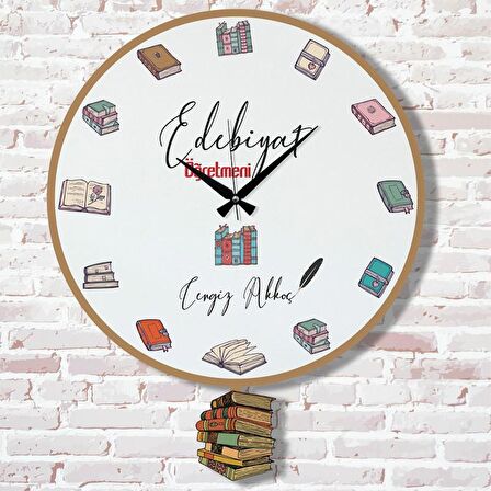 Edebiyat Öğretmenine Hediye Sallanan Sarkaçlı Saat KA07-1103