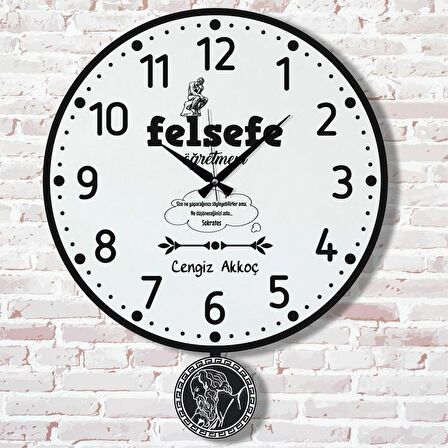 Felsefe Öğretmenine Hediye Sallanan Sarkaçlı Saat KA07-1119