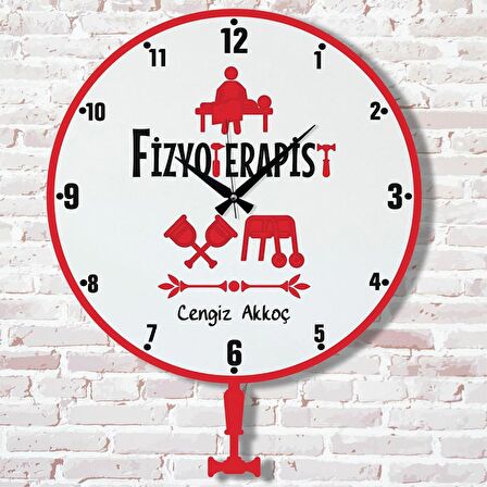 Fizyoterapiste Hediye Sallanan Sarkaçlı Saat KA07-1128