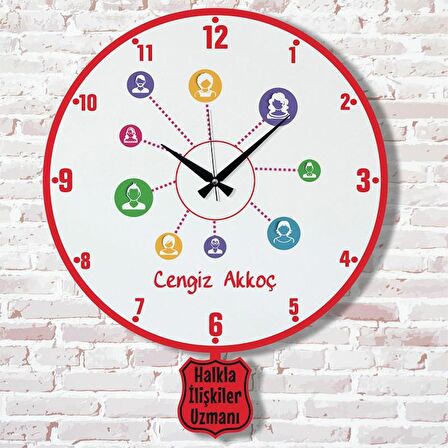 Halkla İlişkiler Uzmanına Hediye Sallanan Sarkaçlı Saat KA07-1157