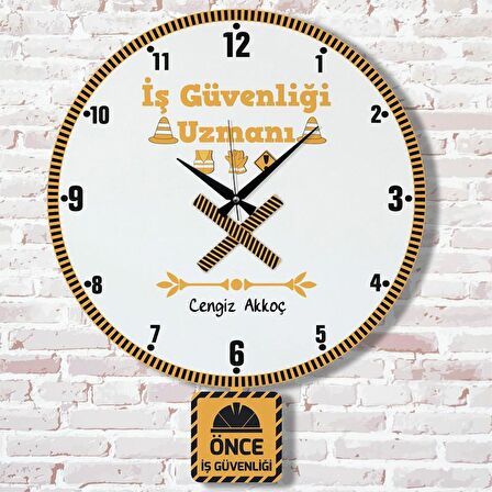 İş Güvenliği Uzmanına Hediye Sallanan Sarkaçlı Saat KA07-1185