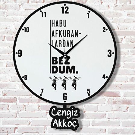 Karadenizliye Hediye Bezdum Sallanan Sarkaçlı Saat KA07-1216