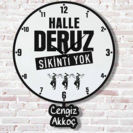 Karadenizliye Hediye Hallederuz Sikinti Yok Sallanan Sarkaçlı Saat KA07-1220