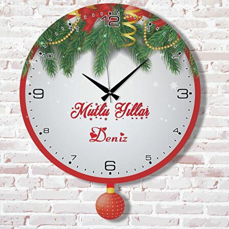 Kişiye Özel Yeni Yıl Hediyesi Sallanan Sarkaçlı Saat KA07-1660