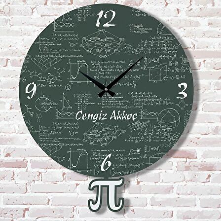Matematik Öğretmenine Hediye Sallanan Sarkaçlı Saat KA07-1704