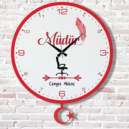Müdüre Hediye Sallanan Sarkaçlı Saat KA07-1723