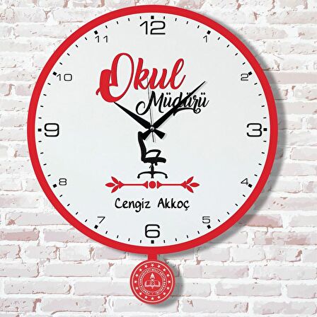 Okul Müdürüne Hediye Sallanan Sarkaçlı Saat KA07-1732