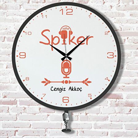 Spikere Hediye Sallanan Sarkaçlı Saat KA07-1825