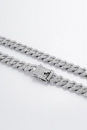 12mm Cuban Chain Zincir Kolye KA1145GM