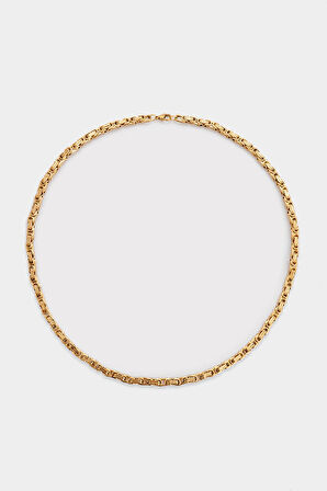 5mm X 55cm Çelik Gold Kral Zincir Kolye