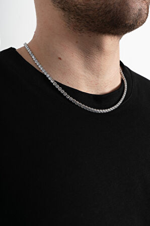 4mm X 50cm Iced Tennis Chain Kolye