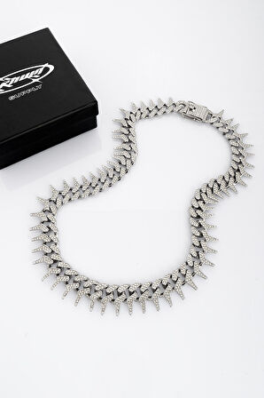 20mm Dangerous Iced Out Cuban Chain Kolye