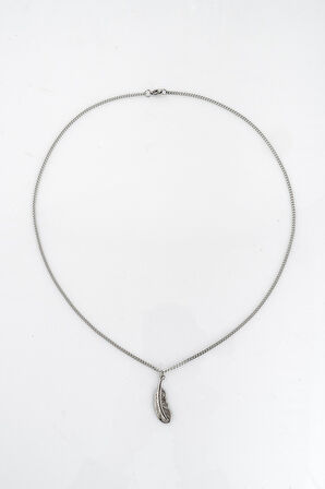316L Çelik Angel Feather Kolye