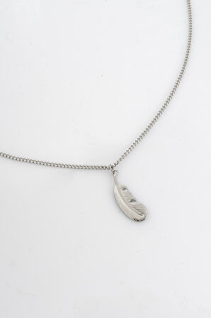 316L Çelik Angel Feather Kolye