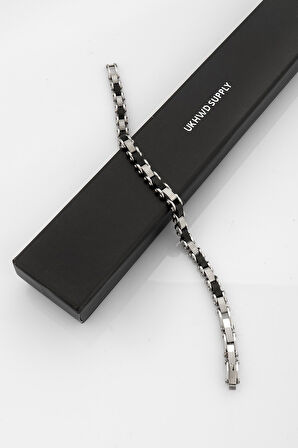316L Paslanmaz Çelik 5mm Bike Chain Erkek Bileklik