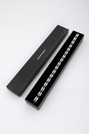 316L Paslanmaz Çelik 6mm Coffee Bean Erkek Bileklik