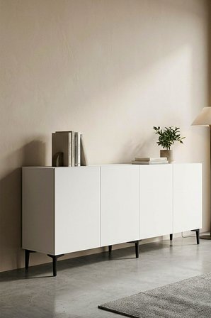 KA1899B APLOS Konsol ve Tv Sehpası Beyaz 180cm