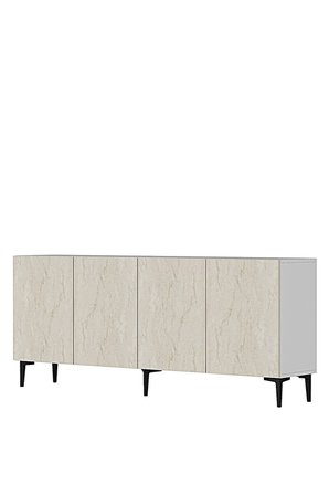 KA1899BT APLOS Konsol ve Tv Sehpası Beyaz - Traverten 180cm