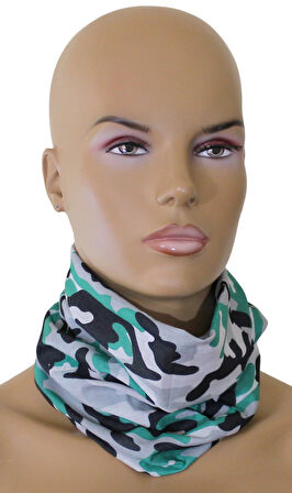 Unisex Kamuflaj Desenli Boru Bandana Boyunluk