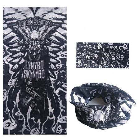 Lynyrd Skynyrd Baskılı Unisex Boru Bandana Boyunluk