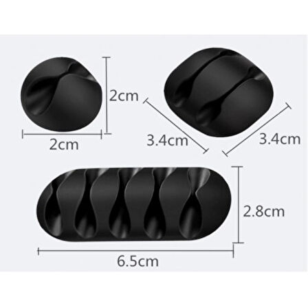 BAKGELAL 16 Parça Telefon Bilgisayar Kablo Düzenleyici Set