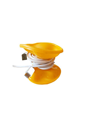 Kablo Düzenleyici Pratik Şarj USB kablo Toplayıcı Cable Turtle Kablo Toparlayıcı Mavi 10 cm