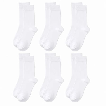 Kadın Bambu Uzun Çorap 6`lı Paket, Dikişsiz Burunlu Yumuşak Dokulu Siyah Beyaz Gri