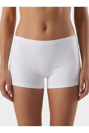 Kadın 3'LÜ Paket Likralı Pamuklu Esnek Rahat Boxer Şort Tayt
