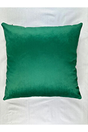 Fermuarlı Kadife Kırlent Kılıfı 40x40