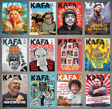 Kafa Dergi 12 Sayı Efsane Paketi - (Sayıların tüm Hediyeleri Mevcut)