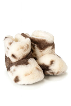 Çocuk ve Bebek Panduf, Kışlık Peluş Bot, Yumuşak, Sıcak Tutan, Kaymaz Tabanlı Ev İçi Patik, Ev Botu