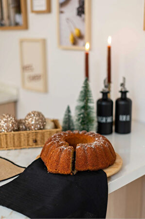 4lü %100 Keten Kumaş Siyah Peçete