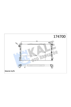 Su Radyatörü Kale 0224292AL Ford Connect