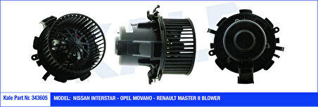 KALE Kalorifer Motoru 12v Master-Movano 2.5-3.0 Dtı-Dcı