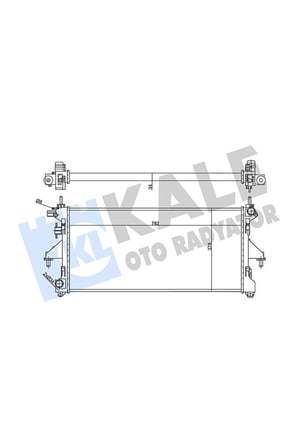 Su Radyatörü Kale 356455 Fiat Ducato III / Peugeot Boxer / Citroën Jumper 2006-2014 OEM 1362308080