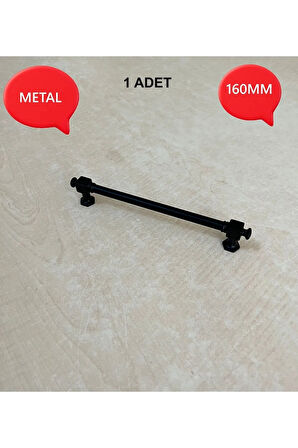 160mm Kale Model Mobilya Mutfak Çekmece Dolap Dolabı Kulpu Kulbu Kulpları 1 Adet Siyah