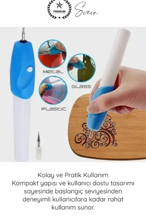 #GravürOyma Çelik Mobilya Deri Takı Markalama Takımı Metal Ahşap Cam Gravür Oyma Kalemi Elektrikli Kablosuz Kazıma Yazı Yazma Hobi El Aleti Hassas İşleme Kişiselleştirme Dekorasyon Aracı