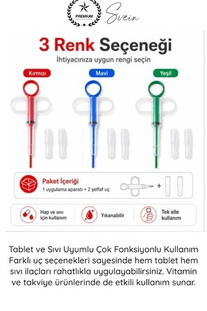#EvcilHayvan Petshop Kedi Köpek Tablet Şırınga Hap Yutturma Aparatı Evcil Hayvan İlaç Verme Enjektörü Ergonomik Sıvı Tablet Uyumlu Yavru Yetişkin Kullanım Veteriner Yardımcı Bakım Aleti