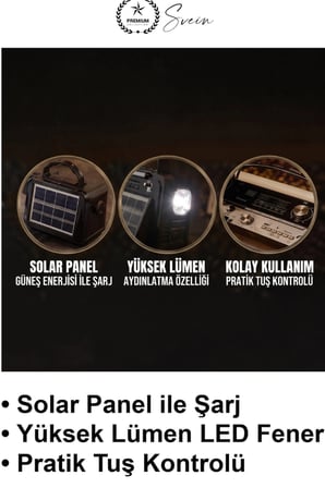 #NostaljiMüzikKutusu Solar Panelli Şarjlı Bluetooth Hoparlör Retro Radyo FM AM SW USB TF Kart AUX Girişli LED Fenerli Taşınabilir Ahşap Görünümlü Kamp Ev Ofis Dekoratif Vintage MP3 Çalar Kulplu