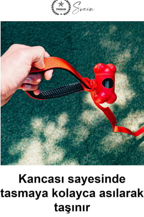 Kemik Şeklinde Köpek Kaka Poşeti Taşıma Çantası Kancalı Hafif Plastik Dispenser Tasmaya Asılabilir Pratik Dışkı Torbası Aparatı Evcil Hayvan Park Yürüyüş Aksesuarı Karışık Renk 1 Adet